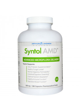 Arthur Andrew Medical, Syntol AMD, Advanced Microflora Delivery, 500 mg, 360 Capsules