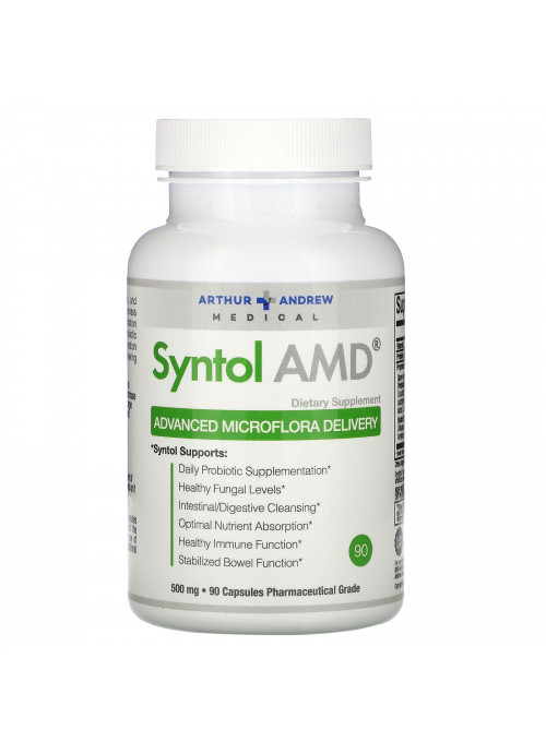 Arthur Andrew Medical, Syntol AMD, Advanced Microflora Delivery, 500 mg, 90 Capsules