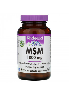 Bluebonnet Nutrition, MSM, 1000 mg, 120 Vcaps