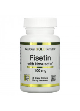 California Gold Nutrition, Fisetin with Novusetin, 100 mg, 30 Veggie Capsules