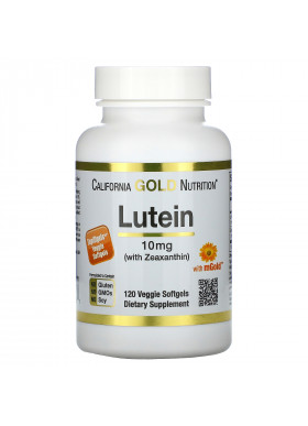 California Gold Nutrition, Lutein with Zeaxanthin, 10 mg, 120 Veggie Softgels