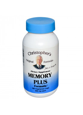 Christopher's Original Formulas, Memory Plus Formula, 450 mg, 100 Vegetarian Caps