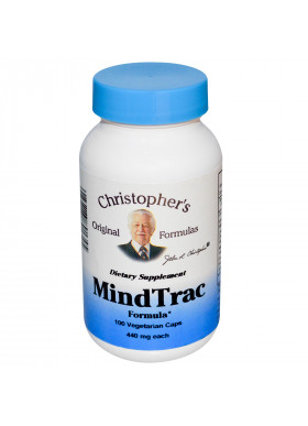 Christopher's Original Formulas, MindTrac Formula, 440 mg, 100 Vegetarian Caps