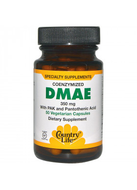 Country Life, Coenzymized DMAE, 350 mg, 50 Vegetarian Capsules