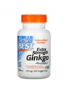 Doctor's Best, Extra Strength Ginkgo, 120 mg, 120 Veggie Caps