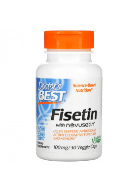 Doctor's Best, Fisetin with Novusetin, 100 mg, 30 Veggie Caps