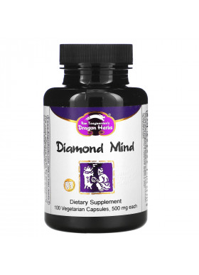 Dragon Herbs, Diamond Mind, 500 mg, 100 Vegetarian Capsules