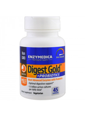 Enzymedica, Digest Gold + Probiotics , 45 Capsules