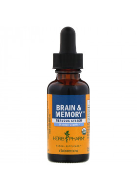 Herb Pharm, Brain & Memory, Nervous System, 1 fl oz (30 ml)