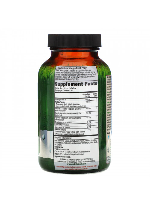 Irwin Naturals, Aloe & Triphala Active-Cleanse and Probiotics, 60 Liquid Soft-Gels