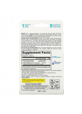 Jarrow Formulas, Saccharomyces Boulardii Plus MOS, 5 Billion, 30 Delayed Release Veggie Caps