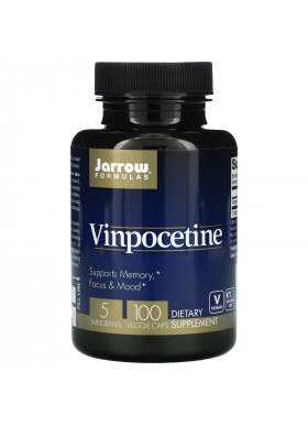 Jarrow Formulas, Vinpocetine, 5 mg, 100 Veggie Caps