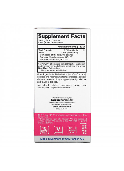 Jarrow Formulas, Women's Fem Dophilus, 60 Veggie Caps