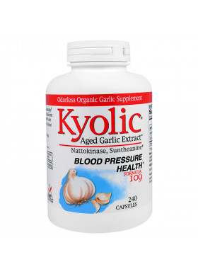 Kyolic, Aged Garlic Extract, Blood Pressure Health, Formula 109, 240 Capsules