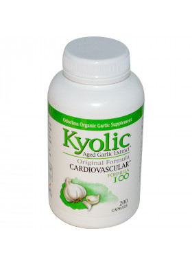 Kyolic, Aged Garlic Extract, Cardiovascular, Formula 100, 200 Capsules