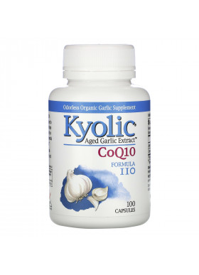 Kyolic, Aged Garlic Extract CoQ10, Formula 110, 100 Capsules