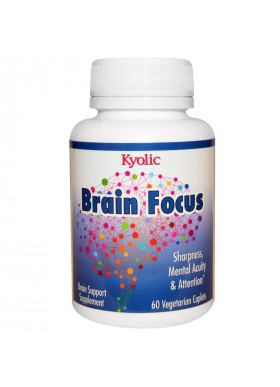 Kyolic, Brain Focus, 60 Vegetarian Caplets