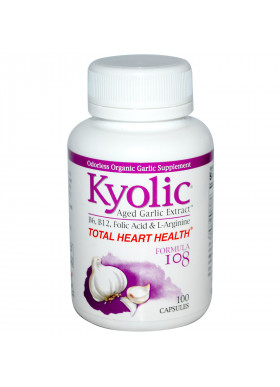 Kyolic, Total Heart Health, Formula 108, 100 Capsules