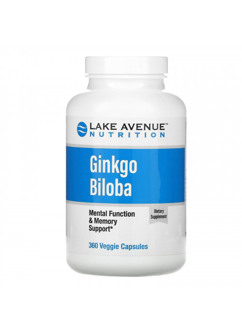 Lake Avenue Nutrition, Ginkgo Biloba, 120 mg, 360 Veggie Capsules