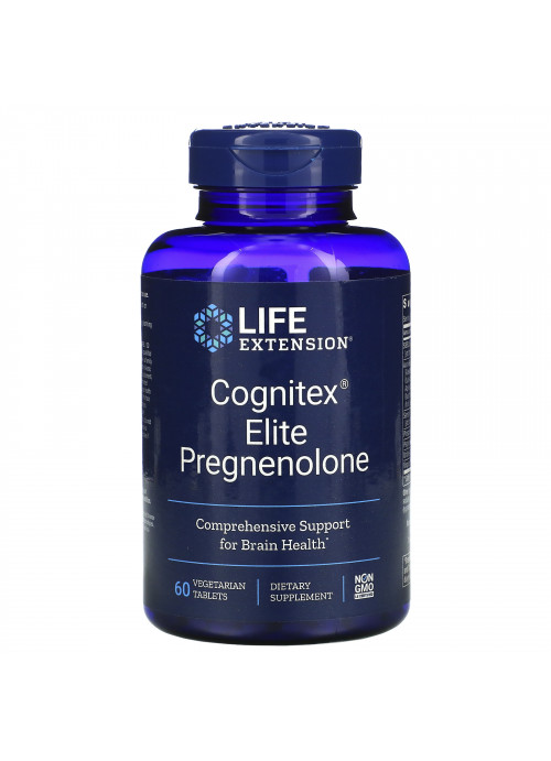 Life Extension, Cognitex Elite Pregnenolone, 60 Vegetarian Tablets