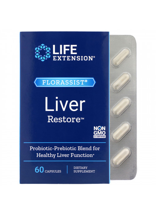 Life Extension, FLORASSIST Liver Restore, 60 Capsules