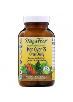 MegaFood, Men Over 55 One Daily, 90 Tablets