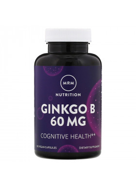 MRM, Nutrition, Ginkgo B, 60 mg, 120 Vegan Capsules