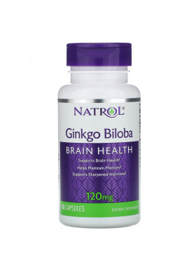 Natrol, Ginkgo Biloba, 120 mg, 60 Capsules