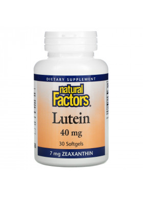 Natural Factors, Lutein, 40 mg, 30 Softgels