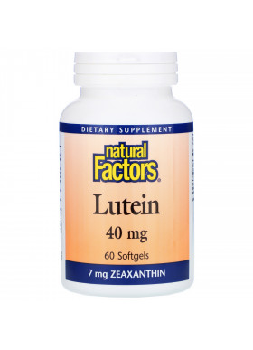 Natural Factors, Lutein, 40 mg, 60 Softgels