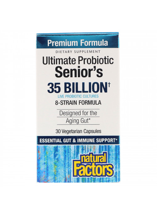 Natural Factors, Ultimate Probiotic, Senior's, 35 Billion CFU, 30 Vegetarian Capsules