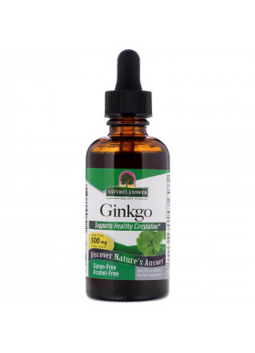 Nature's Answer, Ginkgo, Alcohol-Free, 500 mg, 2 fl oz (60 ml)