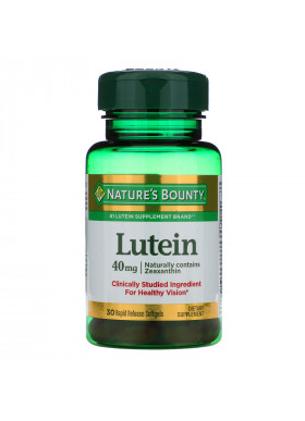 Nature's Bounty, Lutein, 40 mg, 30 Rapid Release Softgels