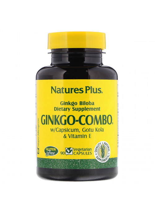 Nature's Plus, Ginkgo-Combo, 90 Vegetarian Capsules