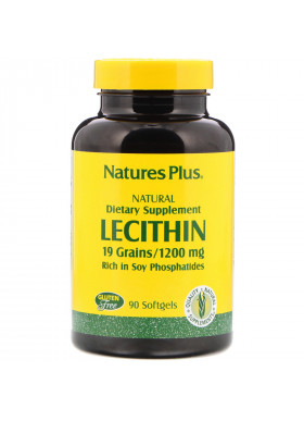 Nature's Plus, Lecithin, 1,200 mg, 90 Softgels