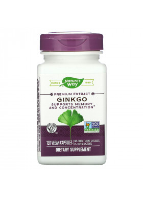 Nature's Way, Ginkgo, 120 Vegan Capsules