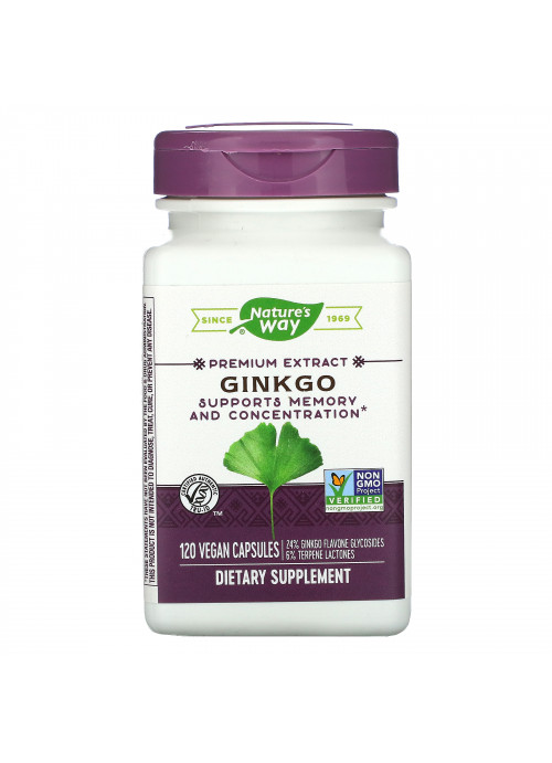 Nature's Way, Ginkgo, 120 Vegan Capsules