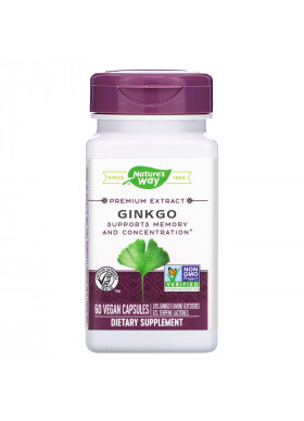 Nature's Way, Ginkgo, 60 Vegan Capsules