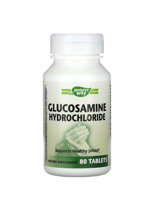 Nature's Way, Glucosamine Hydrochloride, 80 Tablets