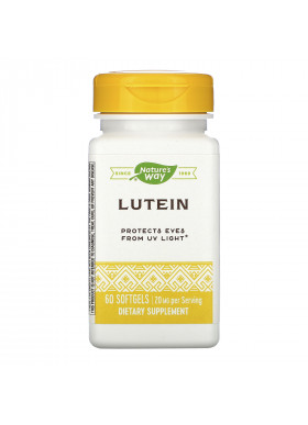 Nature's Way, Lutein, 20 mg, 60 Softgels