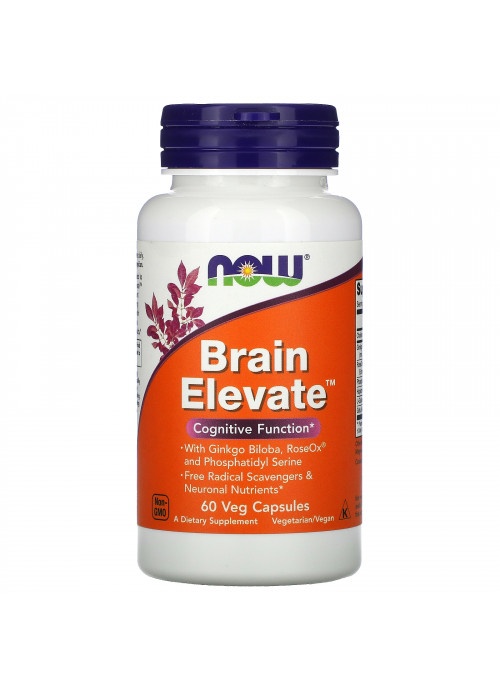 Now Foods, Brain Elevate, 60 Veg Capsules