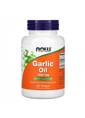 Now Foods, Garlic Oil, 1,500 mg, 250 Softgels