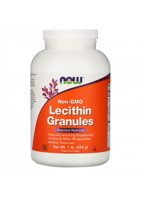 Now Foods, Lecithin Granules, Non-GMO, 1 lb (454 g)