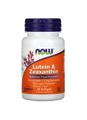 Now Foods, Lutein & Zeaxanthin, 60 Softgels