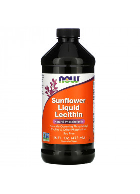 Now Foods, Sunflower Liquid Lecithin, 16 fl oz (473 ml)