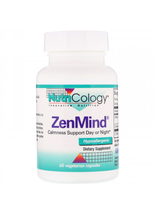 Nutricology, ZenMind, 60 Vegetarian Capsules