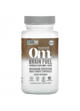 Om Mushrooms, Brain Fuel, 667 mg, 90 Vegetarian Capsules