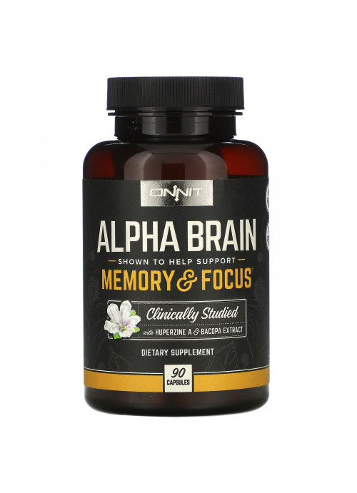 Onnit, Alpha Brain, 90 Capsules