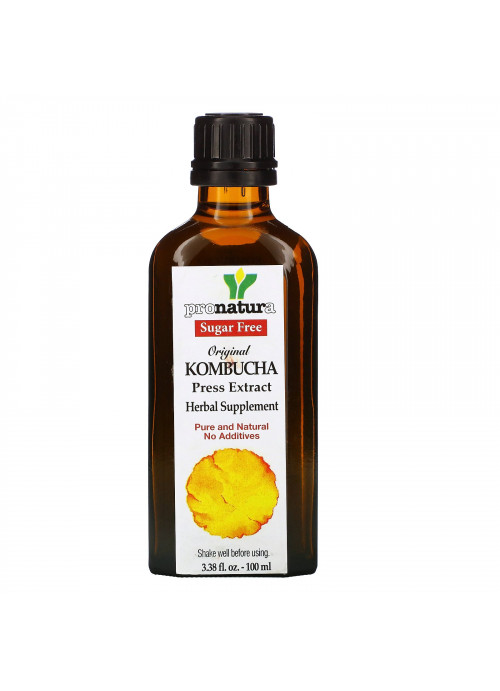 Pronatura, Original Kombucha Press Extract, Sugar Free, 3.38 fl oz (100 ml)