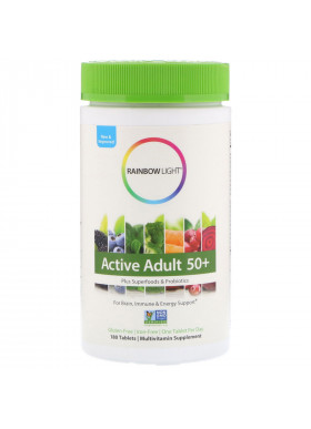 Rainbow Light, Active Adult 50+, 180 Tablets